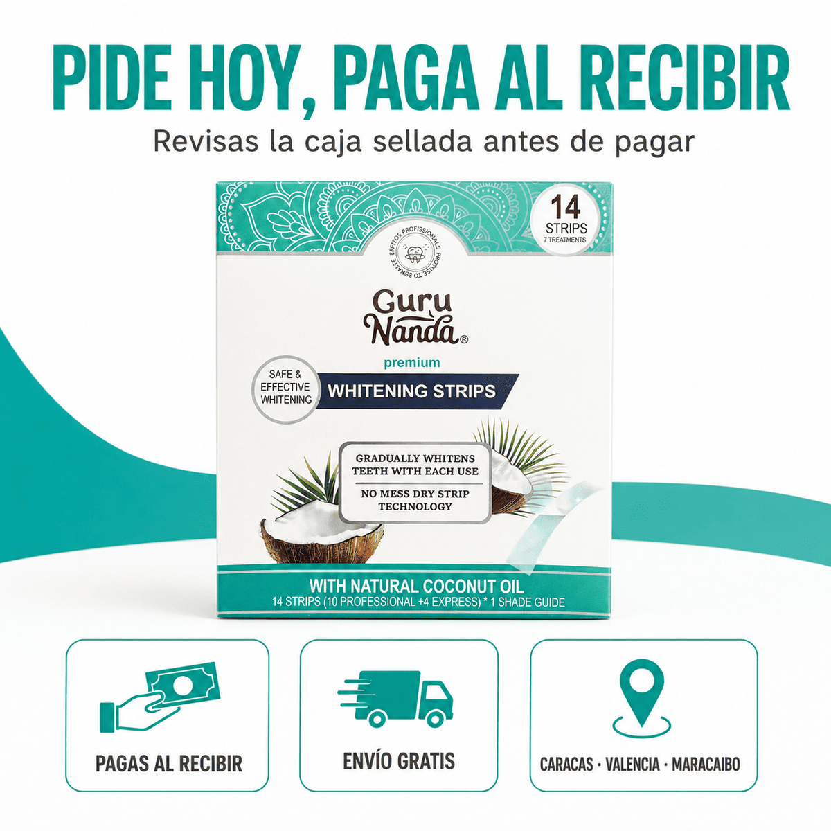 Tiras Blanqueadoras Guru Nanda