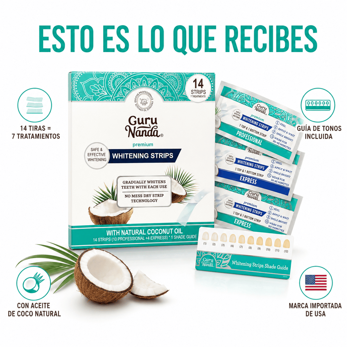 Tiras Blanqueadoras Guru Nanda
