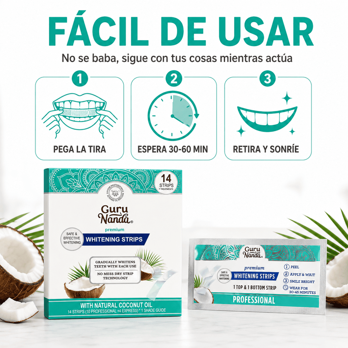 Tiras Blanqueadoras Guru Nanda