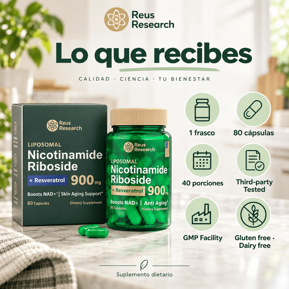Nicotinamide Riboside + Resveratrol