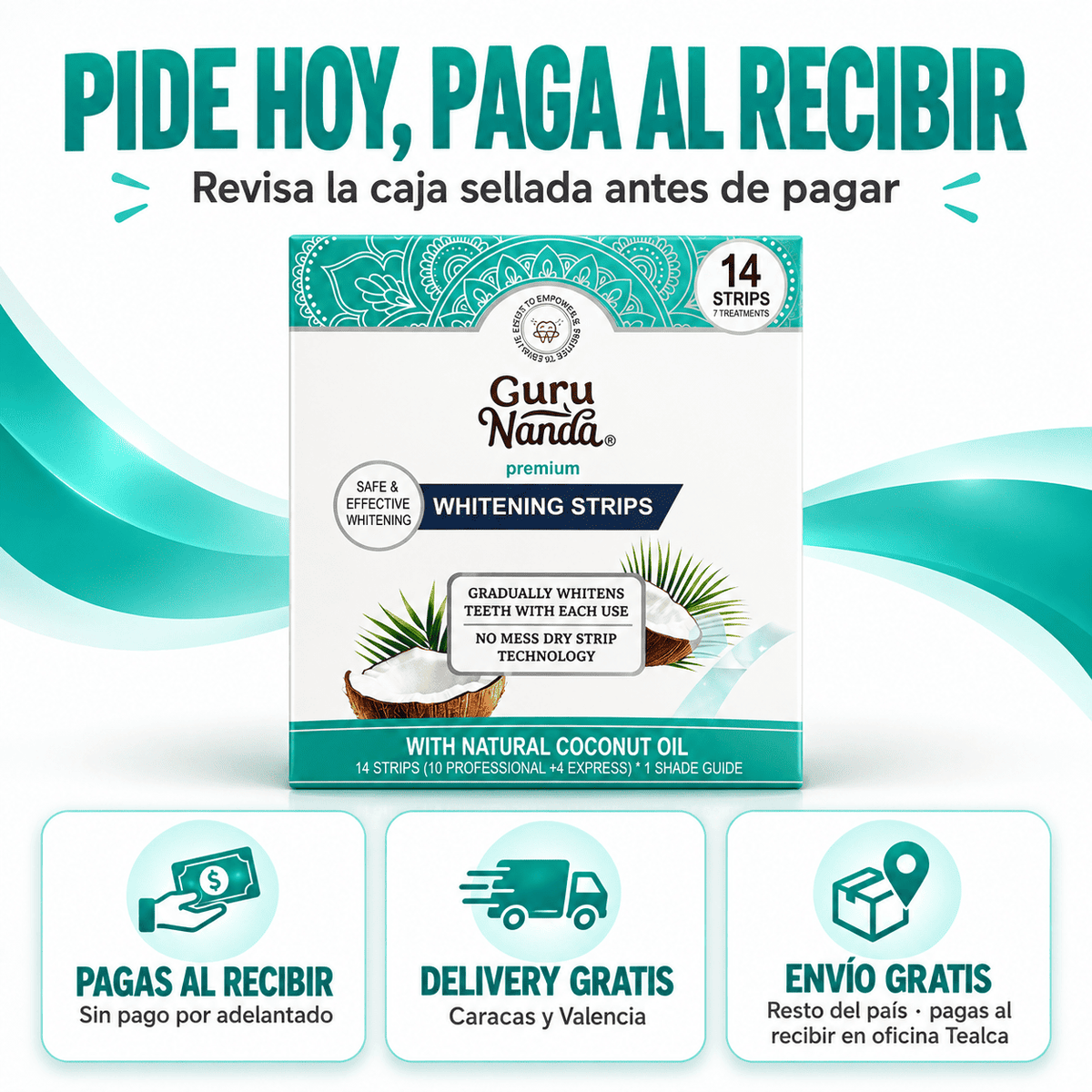 Tiras Blanqueadoras Guru Nanda