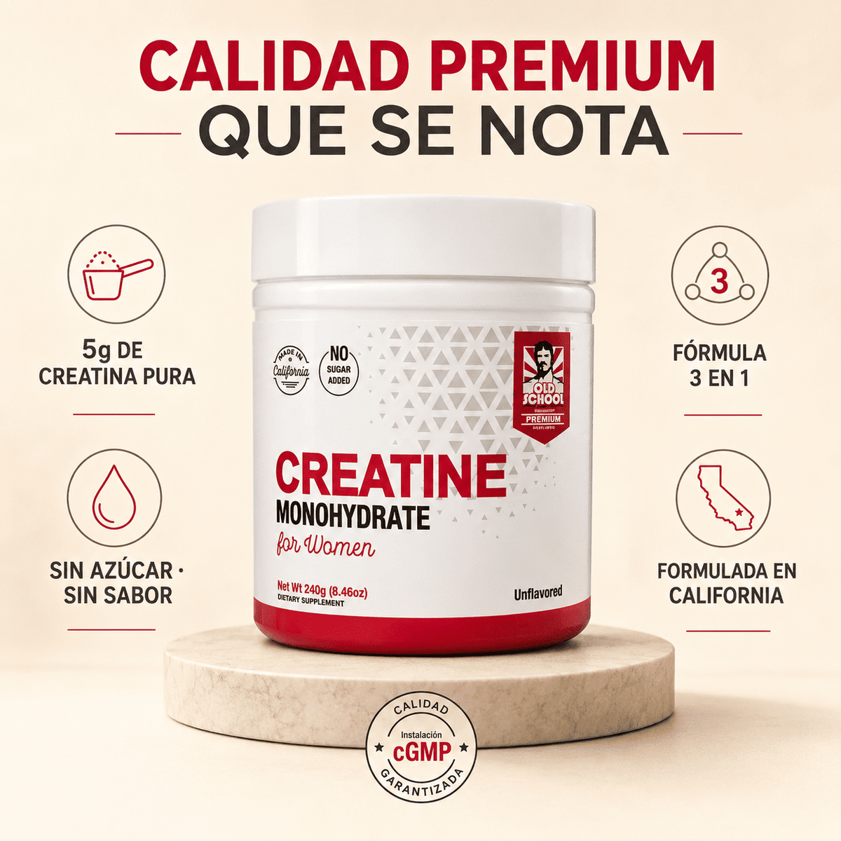 Creatina monohidratada para mujeres (Copy)