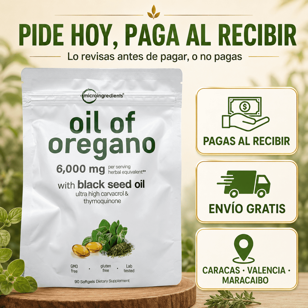 Oregano Oil Capsulas