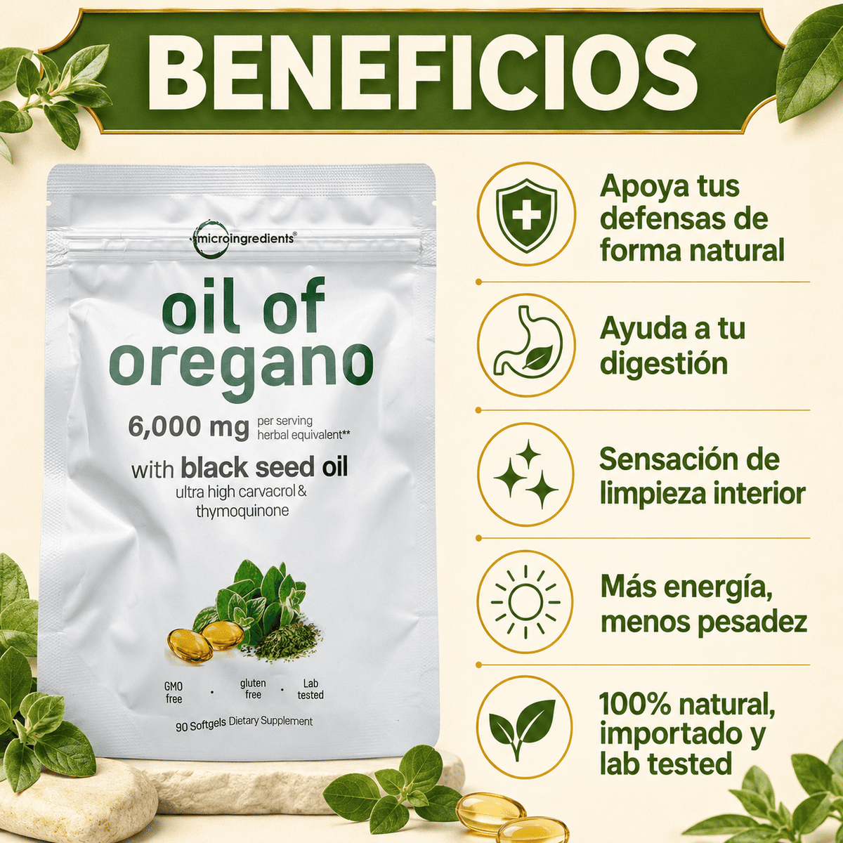 Oregano Oil Capsulas