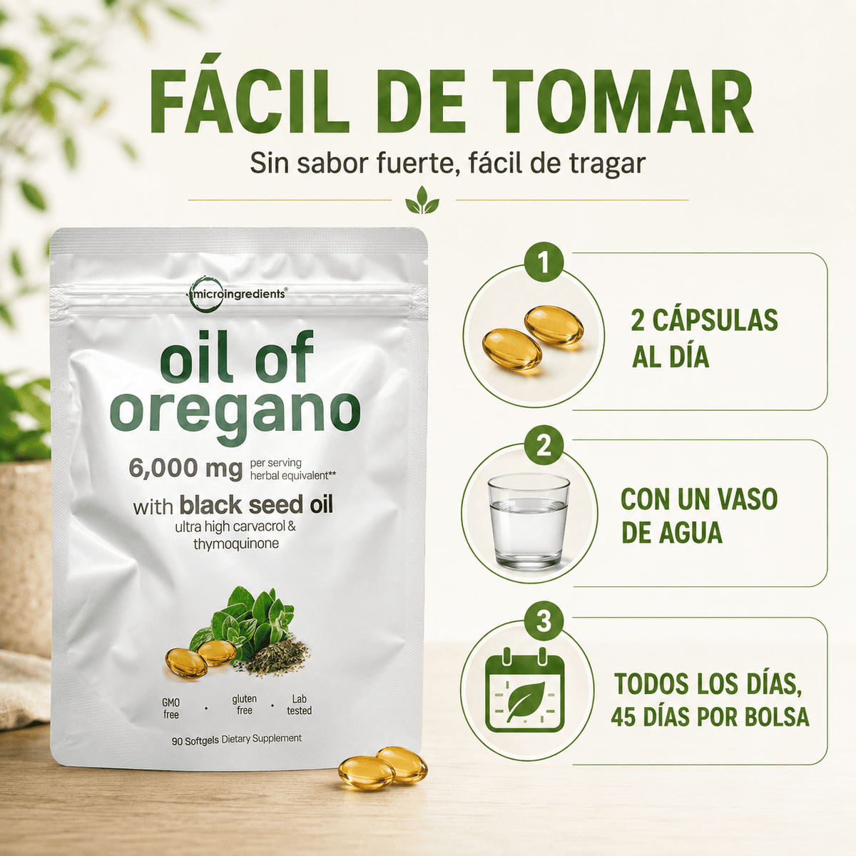 Oregano Oil Capsulas